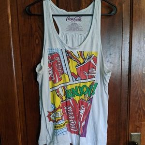 Coca-Cola pop art tank top